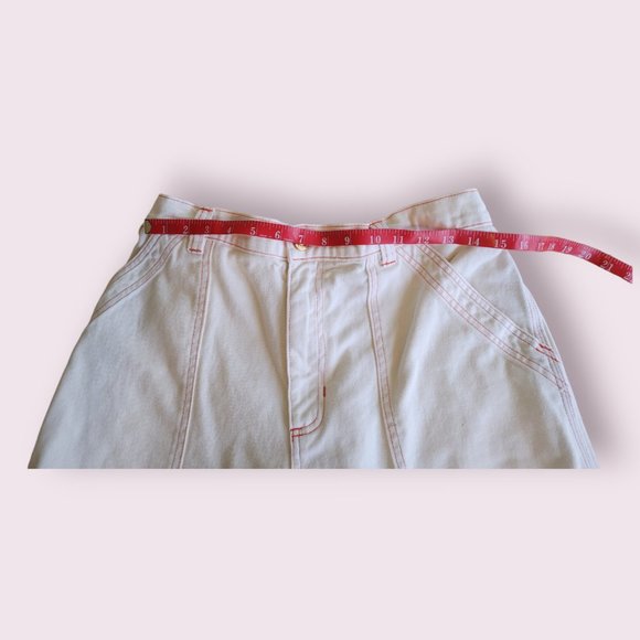 Big Bud Press Carpenter Jeans in Vintage Off-White ~ size L ~ Utility - Picture 11 of 14